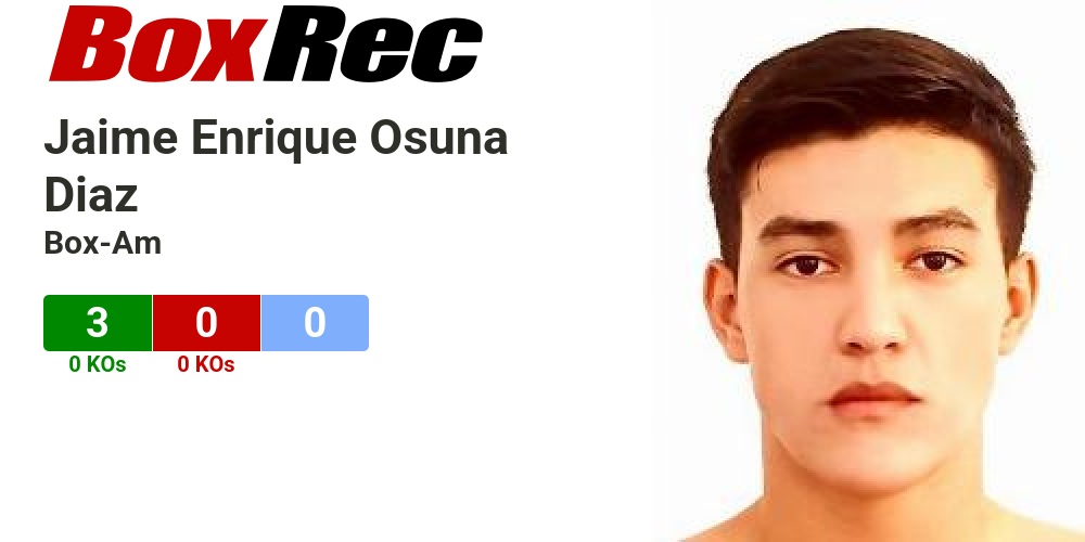 BoxRec Jaime Osuna