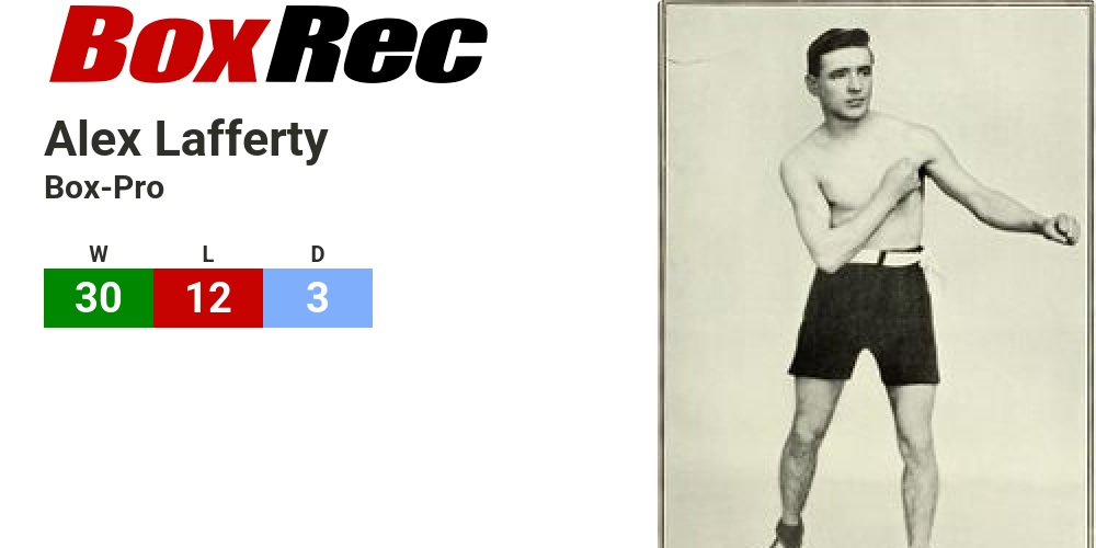 BoxRec: Alex Lafferty