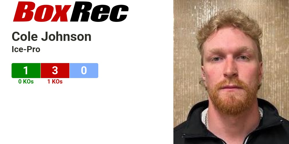 BoxRec: Cole Johnson