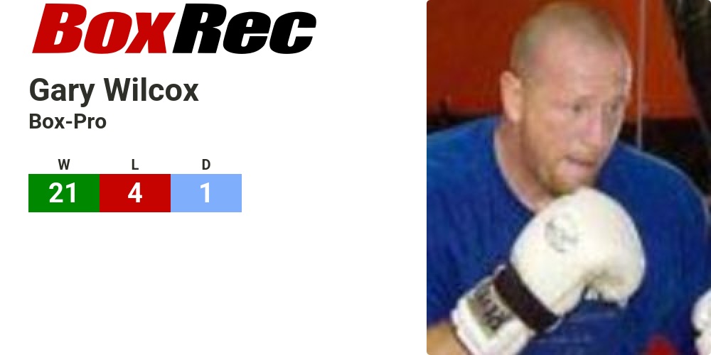 BoxRec: Gary Wilcox