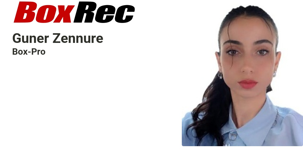 BoxRec: Guner Zennure