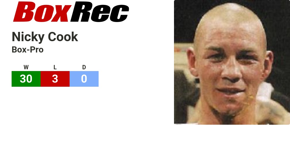 BoxRec: Nicky Cook