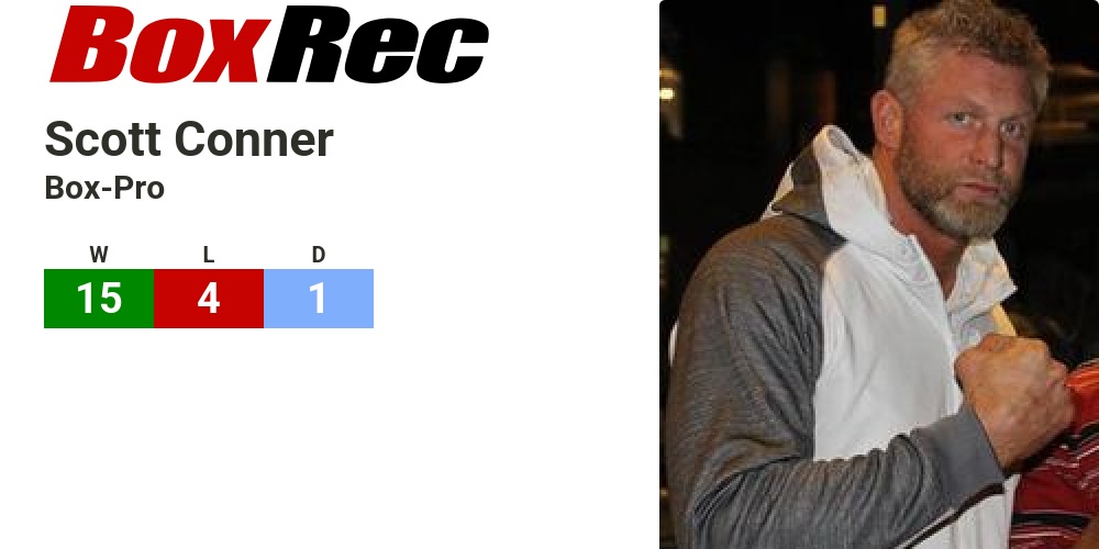 BoxRec: Scott Conner
