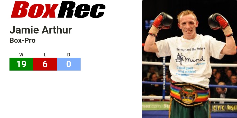 BoxRec: Jamie Arthur