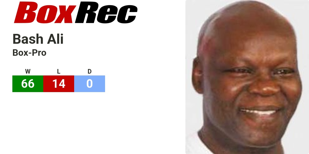 BoxRec: Bash Ali