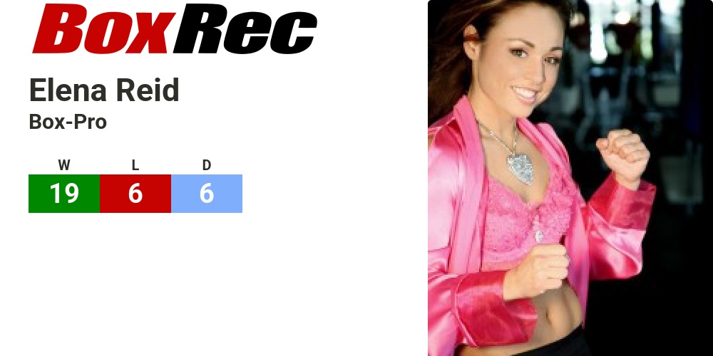 BoxRec: Elena Reid