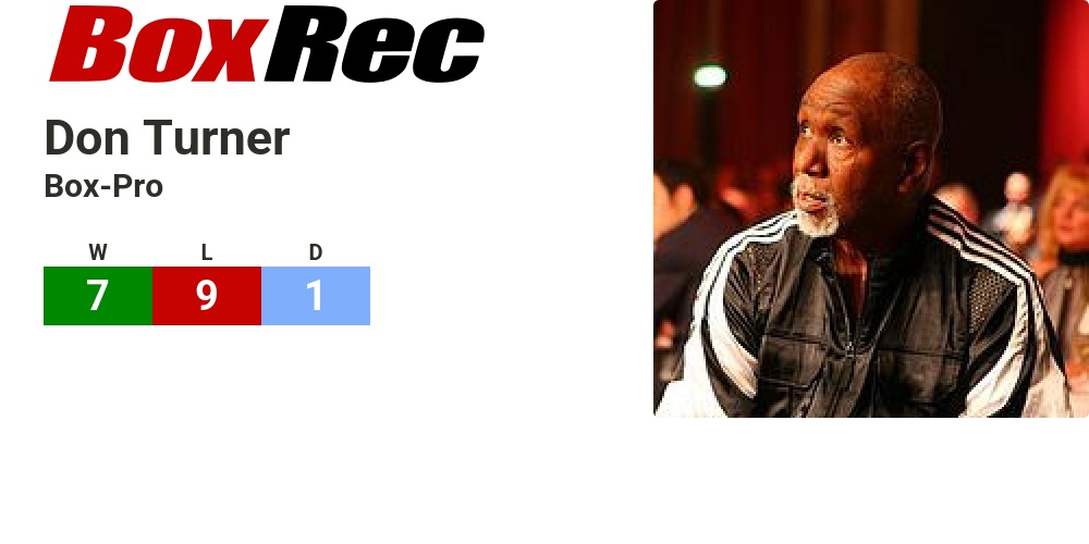 BoxRec: Don Turner