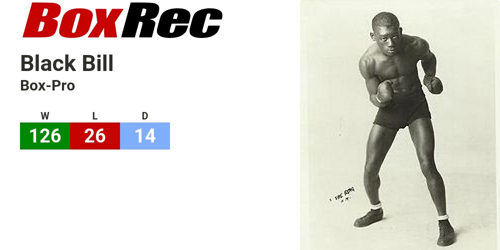 BoxRec: Black Bill