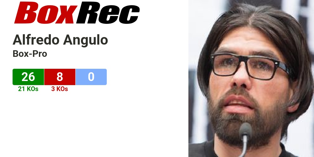 BoxRec Alfredo Angulo