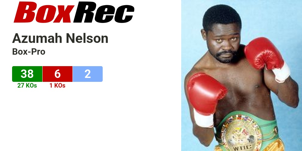 BoxRec Azumah Nelson