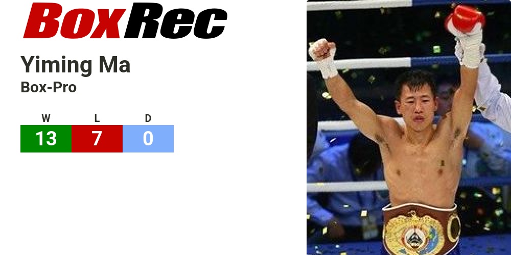 BoxRec: Yiming Ma