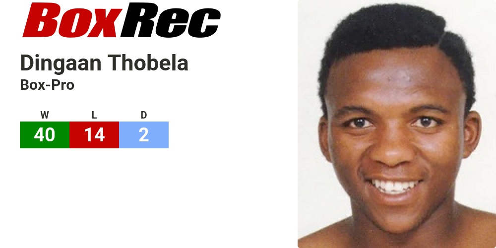 BoxRec: Dingaan Thobela