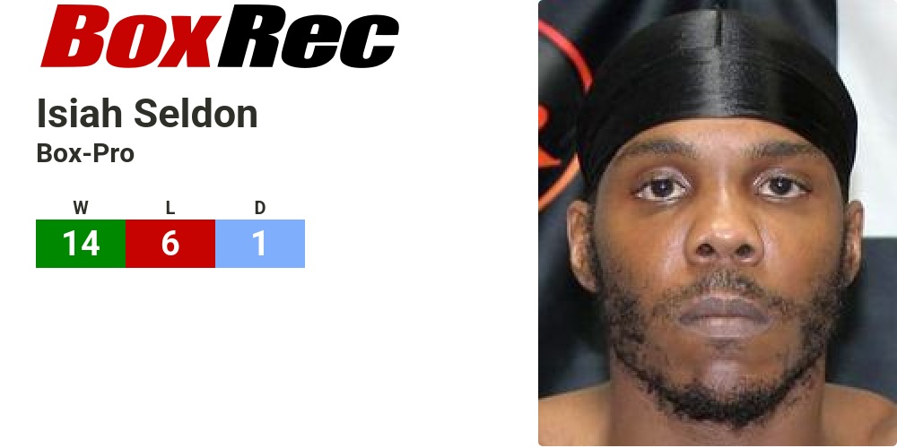 BoxRec: Isiah Seldon