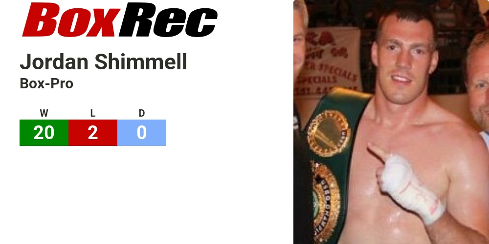 BoxRec: Jordan Shimmell