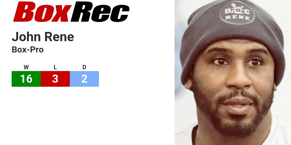 John Rene BoxRec: John Rene