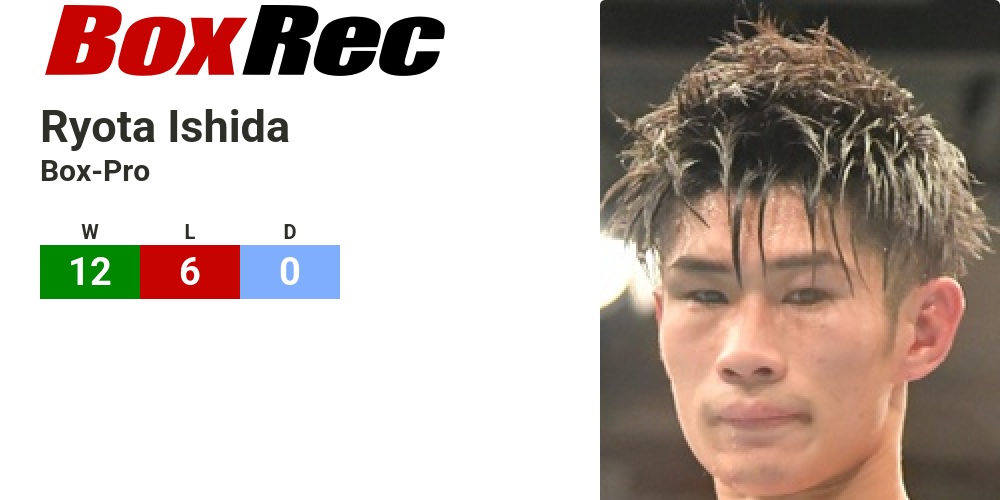 BoxRec: Ryota Ishida