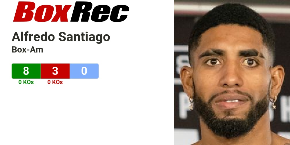 BoxRec Alfredo Santiago