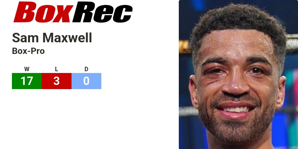 BoxRec: Sam Maxwell