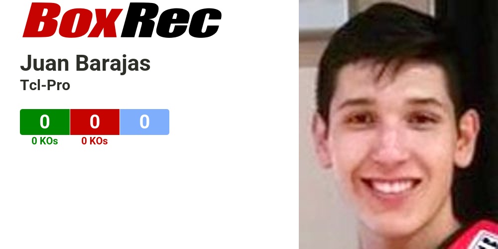 BoxRec: Juan Barajas