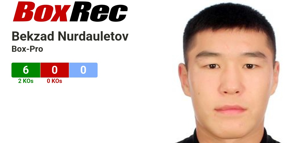 BoxRec Bekzad Nurdauletov