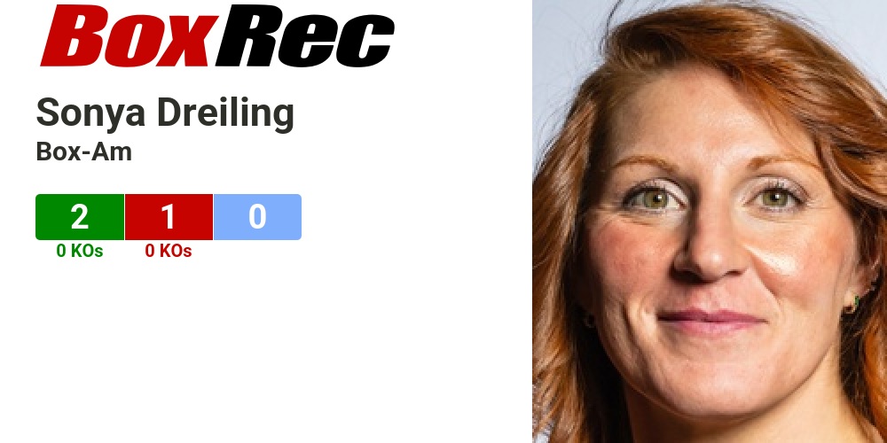 BoxRec: Sonya Dreiling