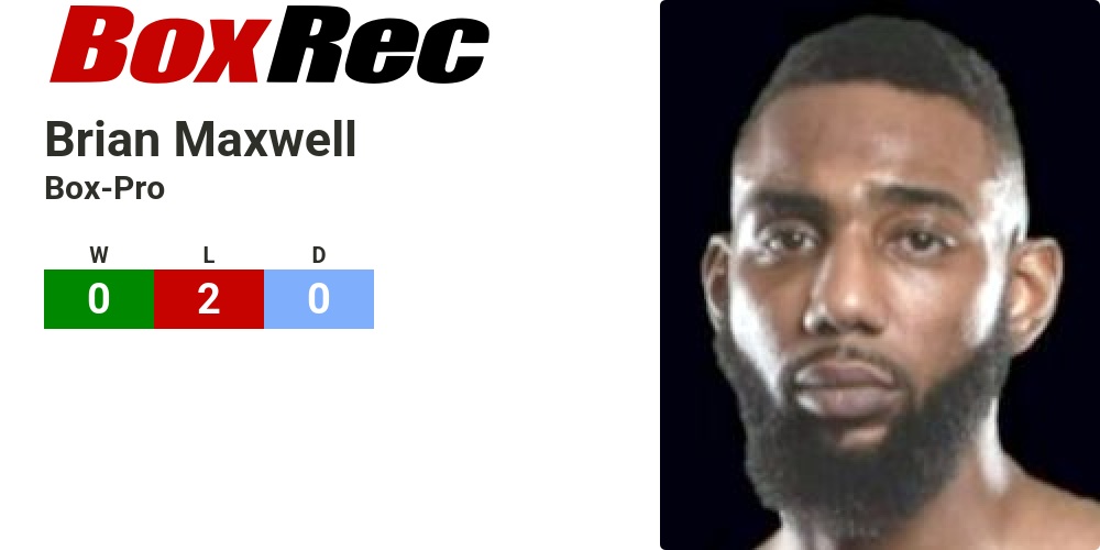 BoxRec: Brian Maxwell