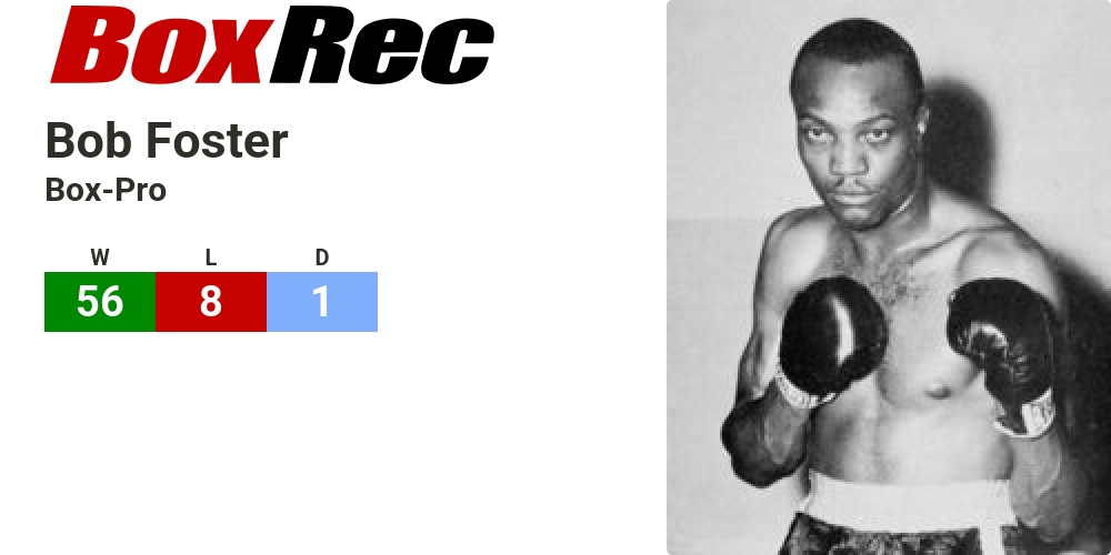 BoxRec: Bob Foster