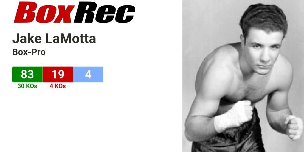 BoxRec: Jake LaMotta