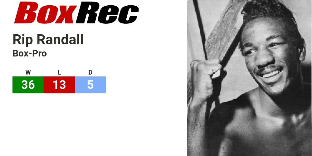 BoxRec: Rip Randall