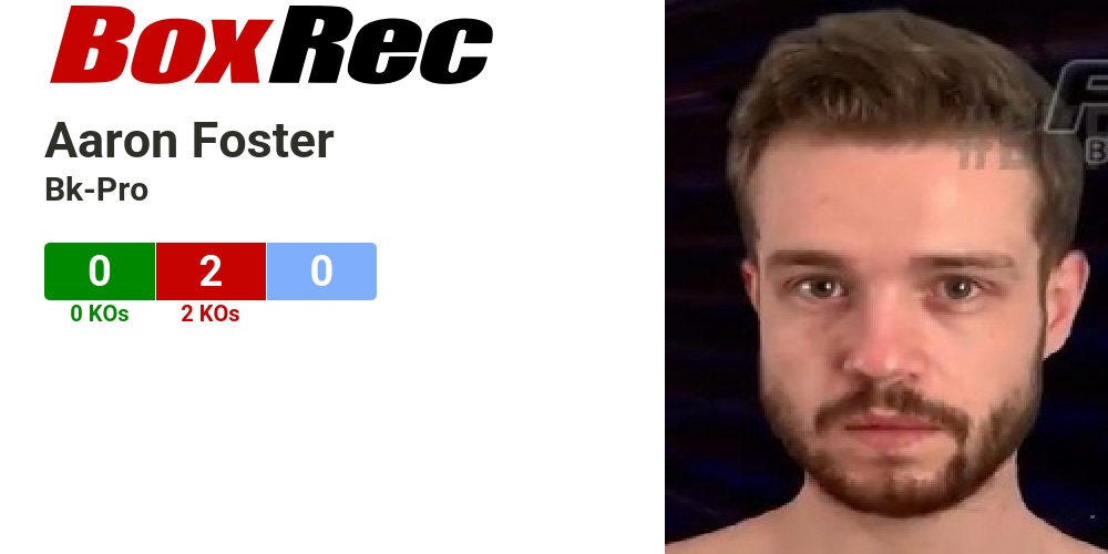 BoxRec: Aaron Foster