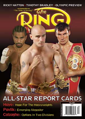 Cover with David Haye, Kelly Pavlik, Joe Calzaghe