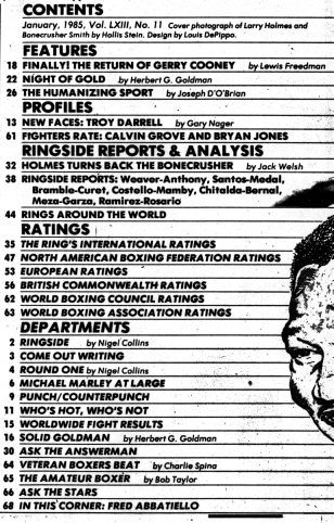 Table of Contents