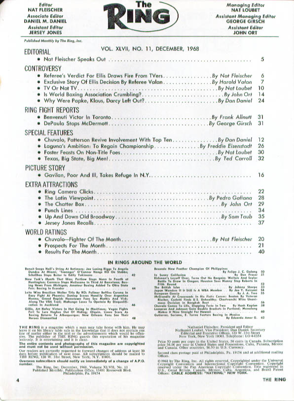 Table of Contents