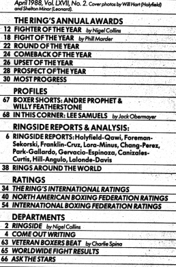 Table of Contents