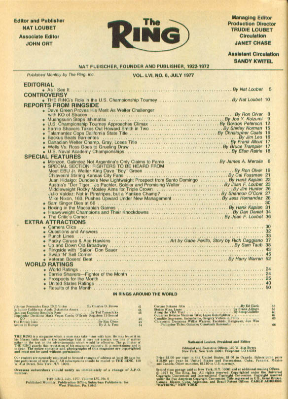 Table of Contents
