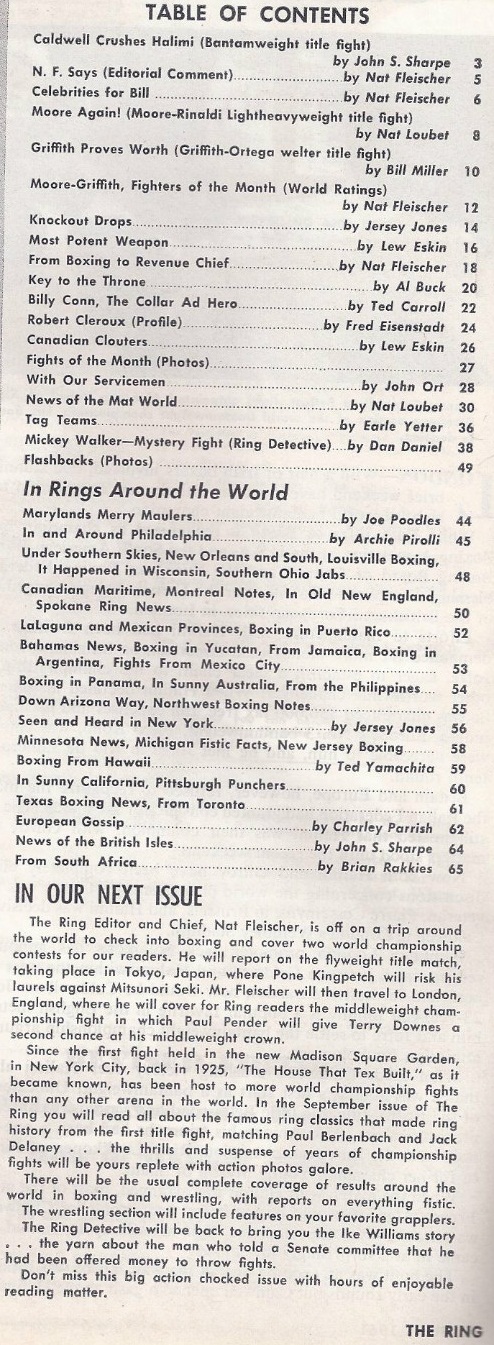 Table of Contents