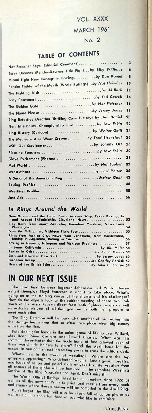 Table of Contents