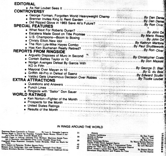 Table of Contents