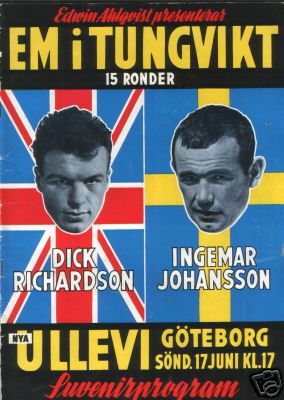 Ingemar Johansson vs. Dick Richardson (poster).jpg