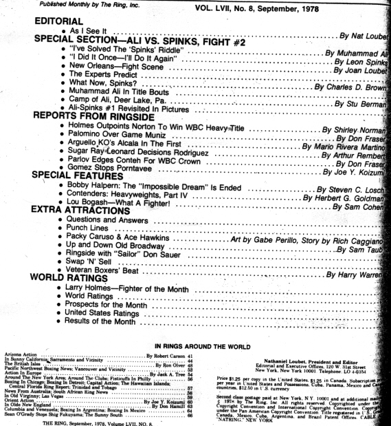 Table of Contents
