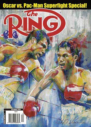 Cover with Oscar De La Hoya & Manny Pacquiao