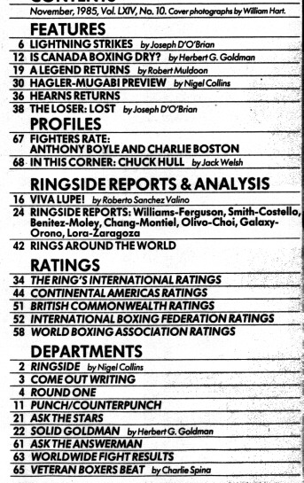 Table of Contents