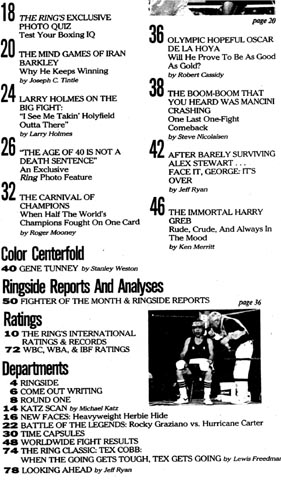 Table of Contents
