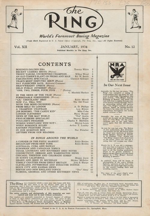 Table of Contents