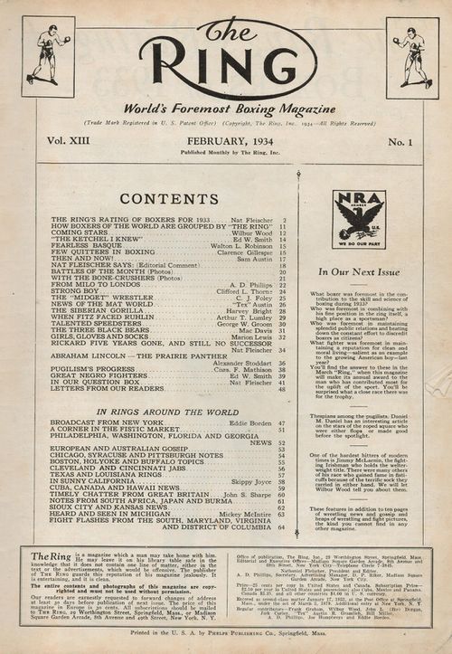 Table of Contents