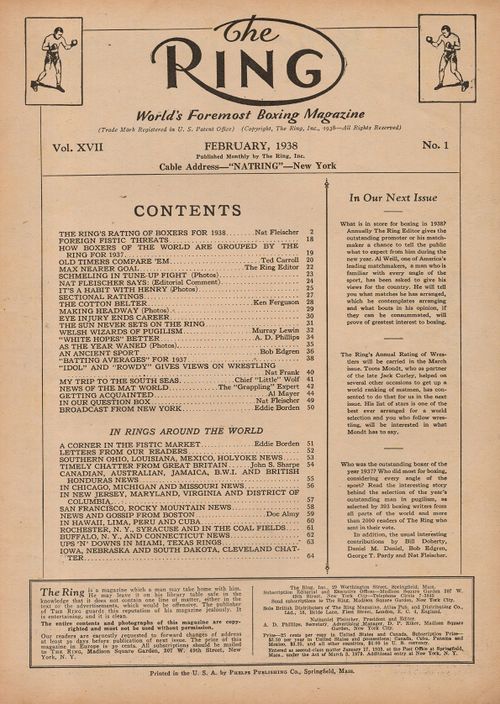 Table of Contents