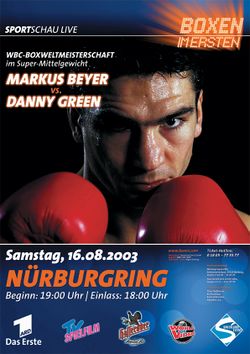 2003-08-16 - Markus Beyer vs. Danny Green (poster).jpg