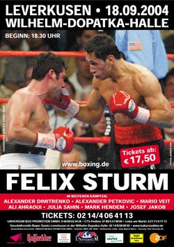 2004-09-18 - Felix Sturm vs. Robert Frazier (Poster).jpg