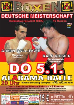 2006-01-05 - Armin Dollinger vs. Ralf Riemer (poster).jpg