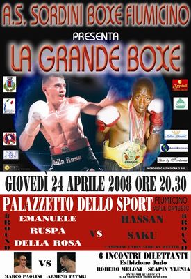 2008-04-24 - Emanuele Della Rosa vs. Hassan Saku (Poster).jpg